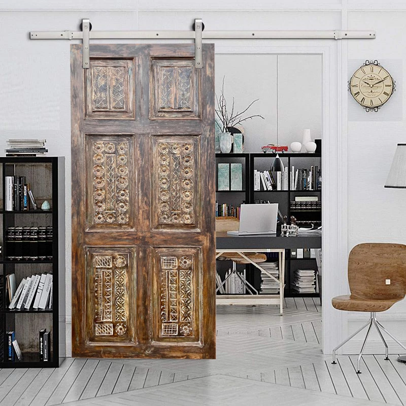 Make a Grand Entrance with Custom Double Carved Doors by Mogul Interior