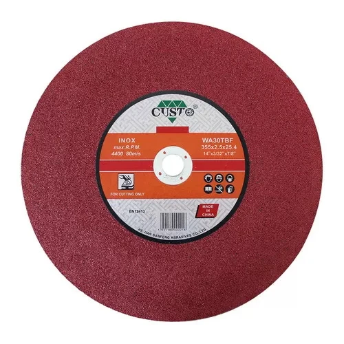 Red Cut-off Wheels for Stationary Machines-41WA 1net