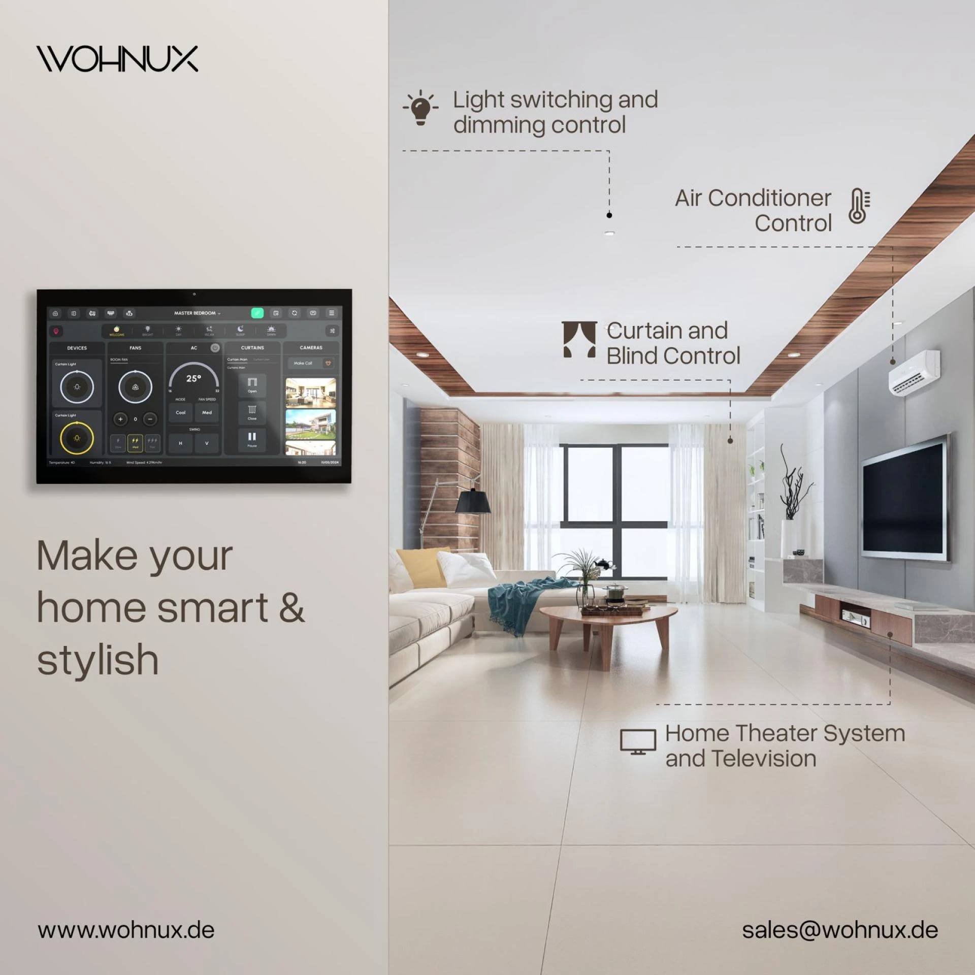 Control Your Home Automate with German Technology - wohnux