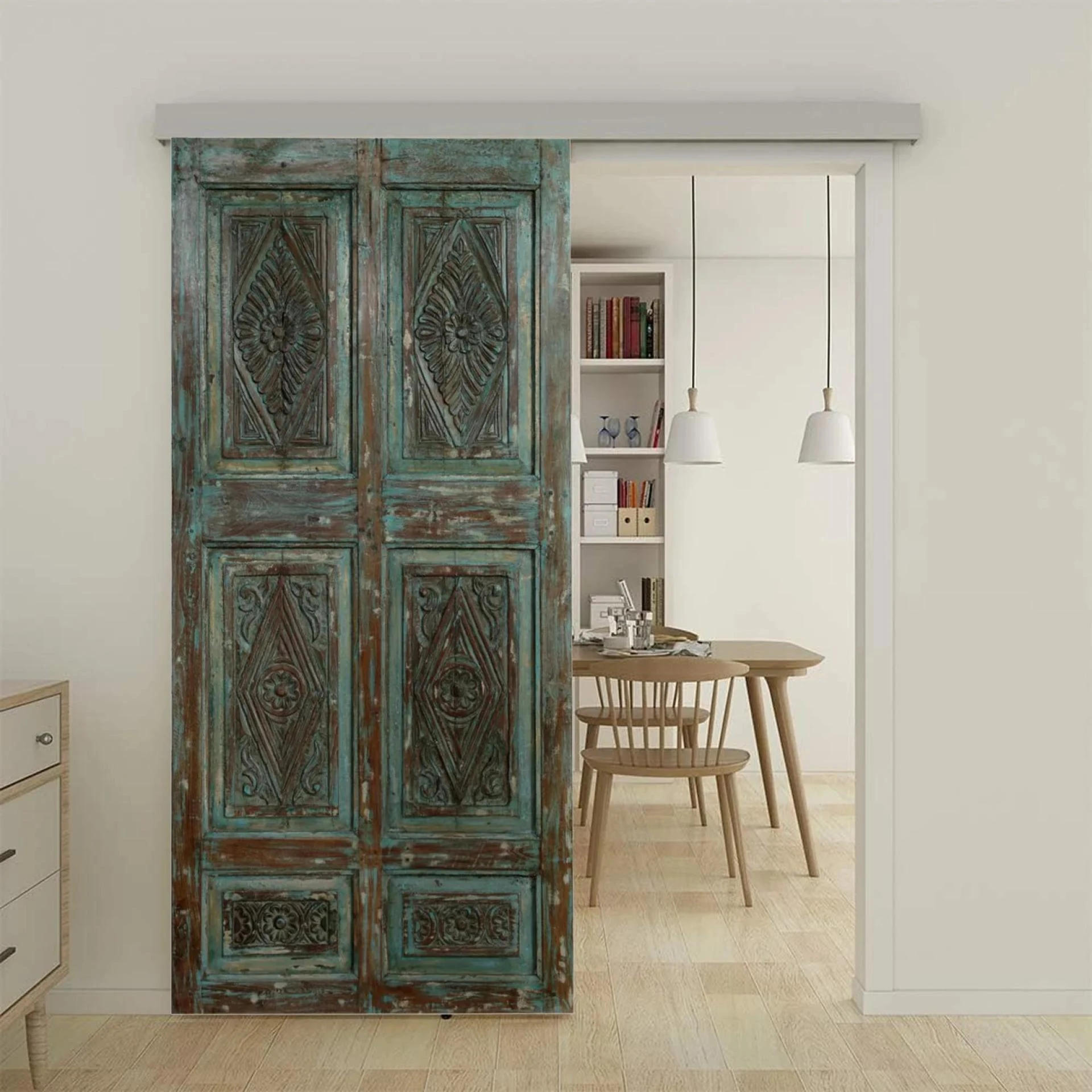 Rustic Farmhouse Aesthetic with Old Doors