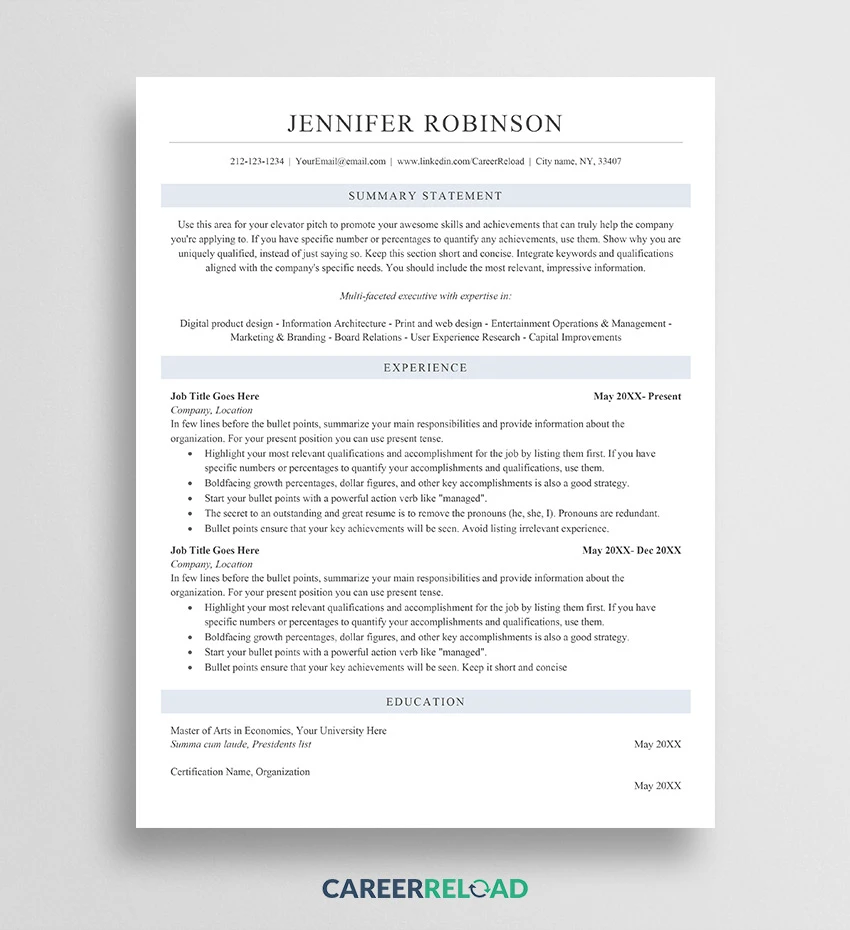 This Resume Template Trick Will Get You More Interviews