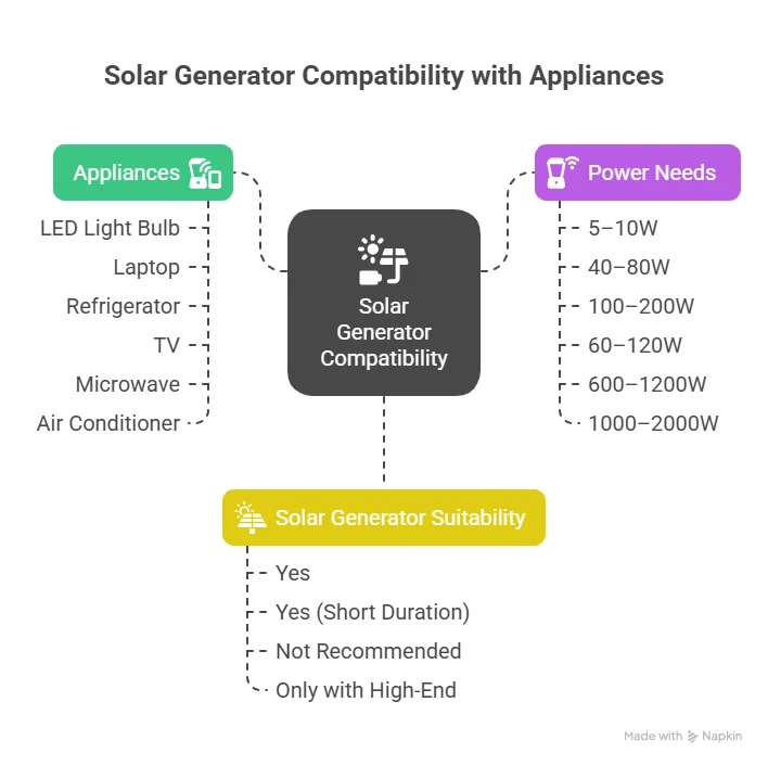 How to Power Your Home Appliances with a Solar Generator?