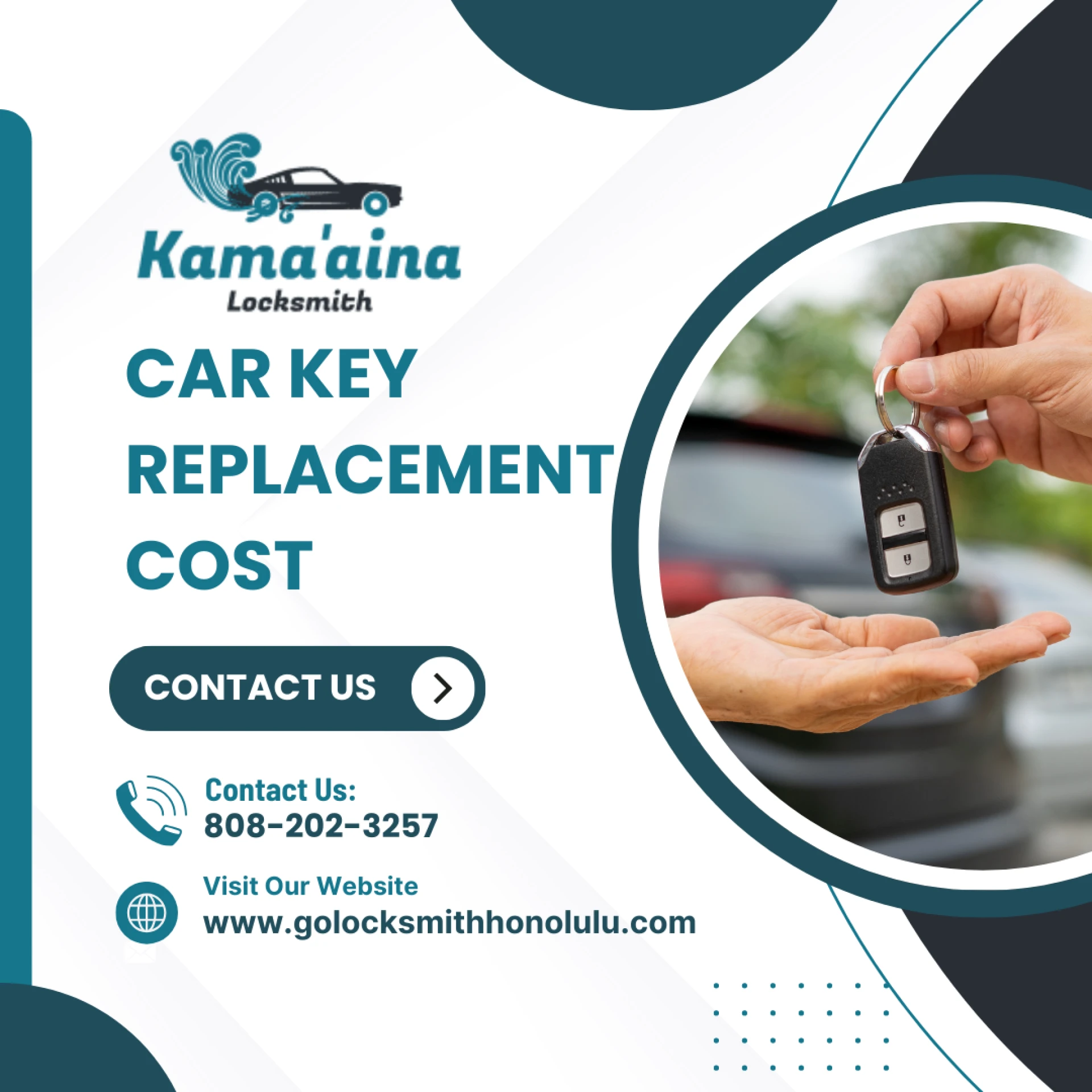 Affordable & Fast Car Key Replacement in Honolulu – Trust Kamaaina Locksmith