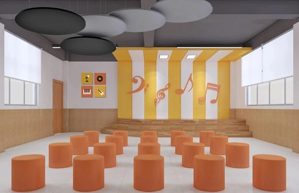 2440x1220mm Printed Beam Hanging Ceiling Baffle