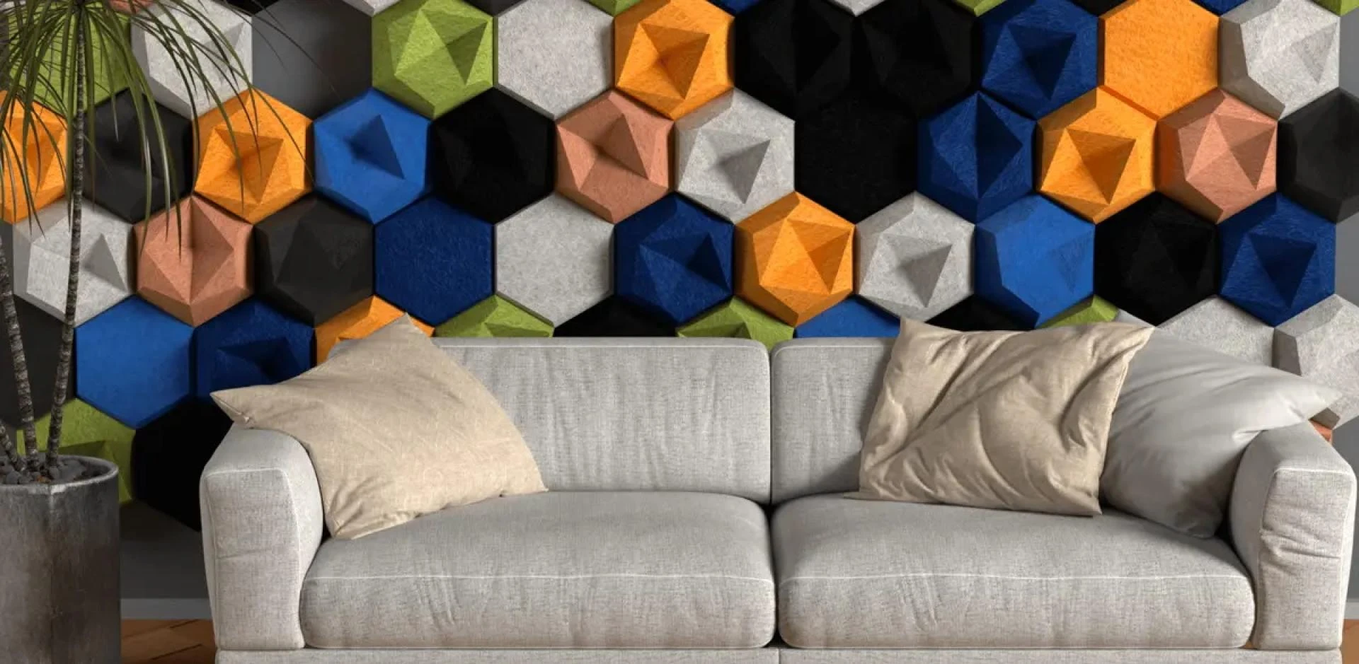 3D Acoustic Panels