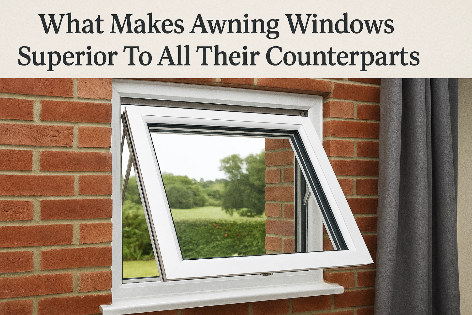 What Makes Awning Windows Superior To All Their Counterparts?