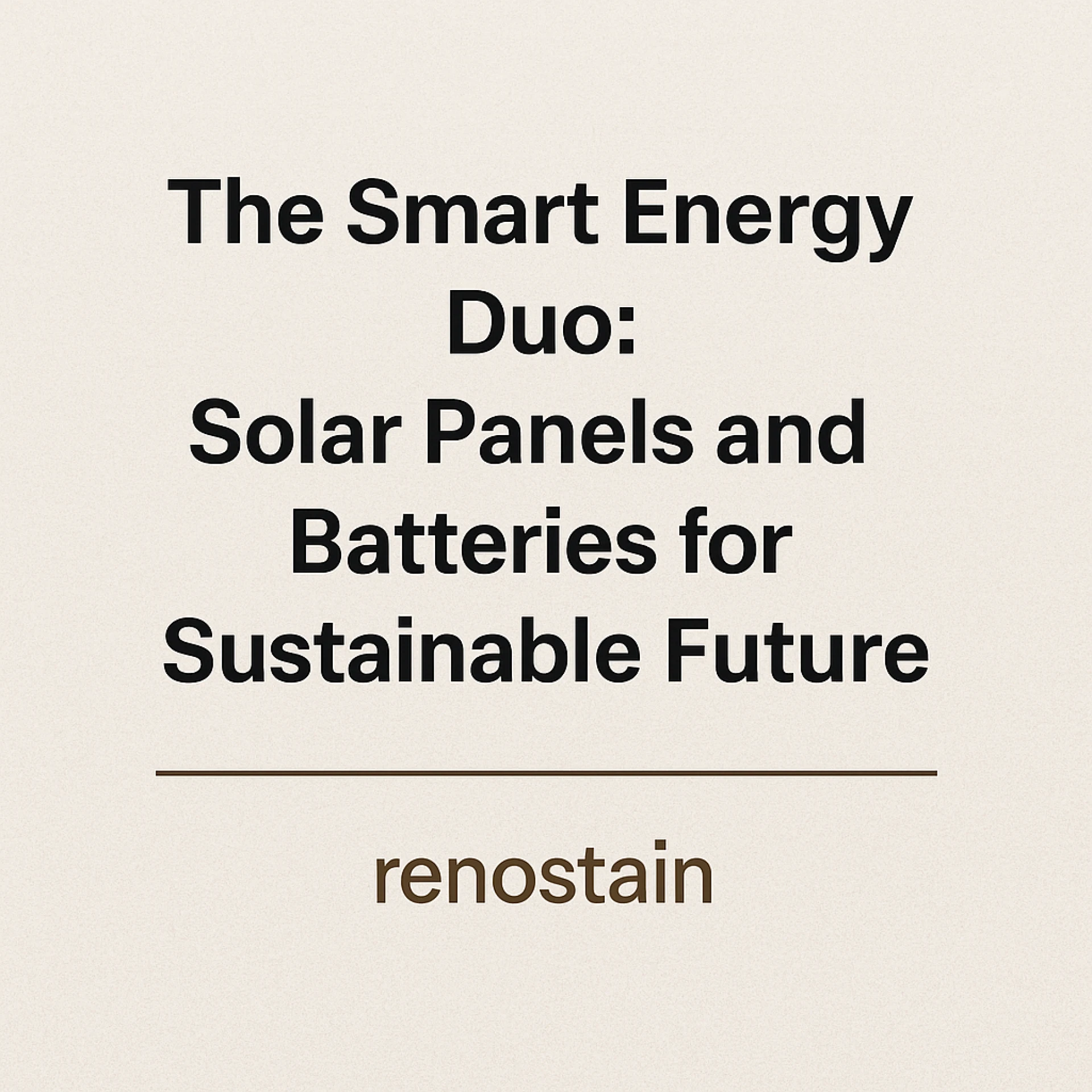 How do solar panels work with battery storage?
