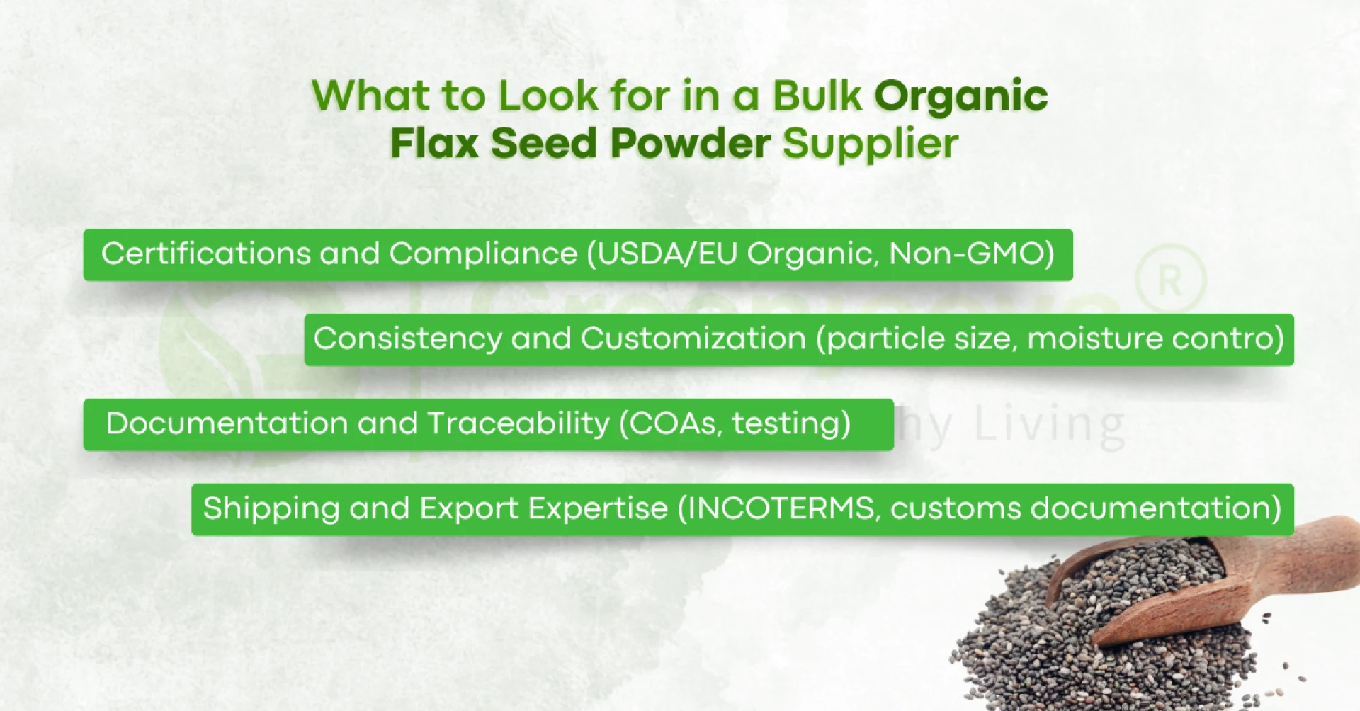 Bulk Organic Flax Seed Powder: Cost Savings for Nutraceutical Brands