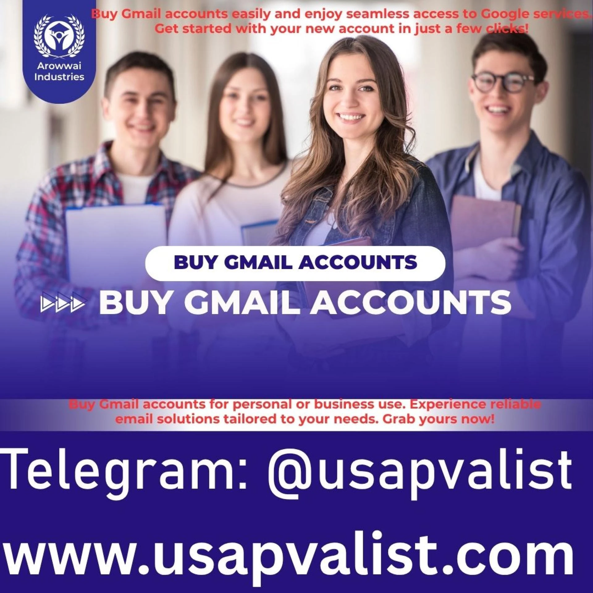 Top 10 Website to Buy Gmail Accounts (PVA & Bulk)