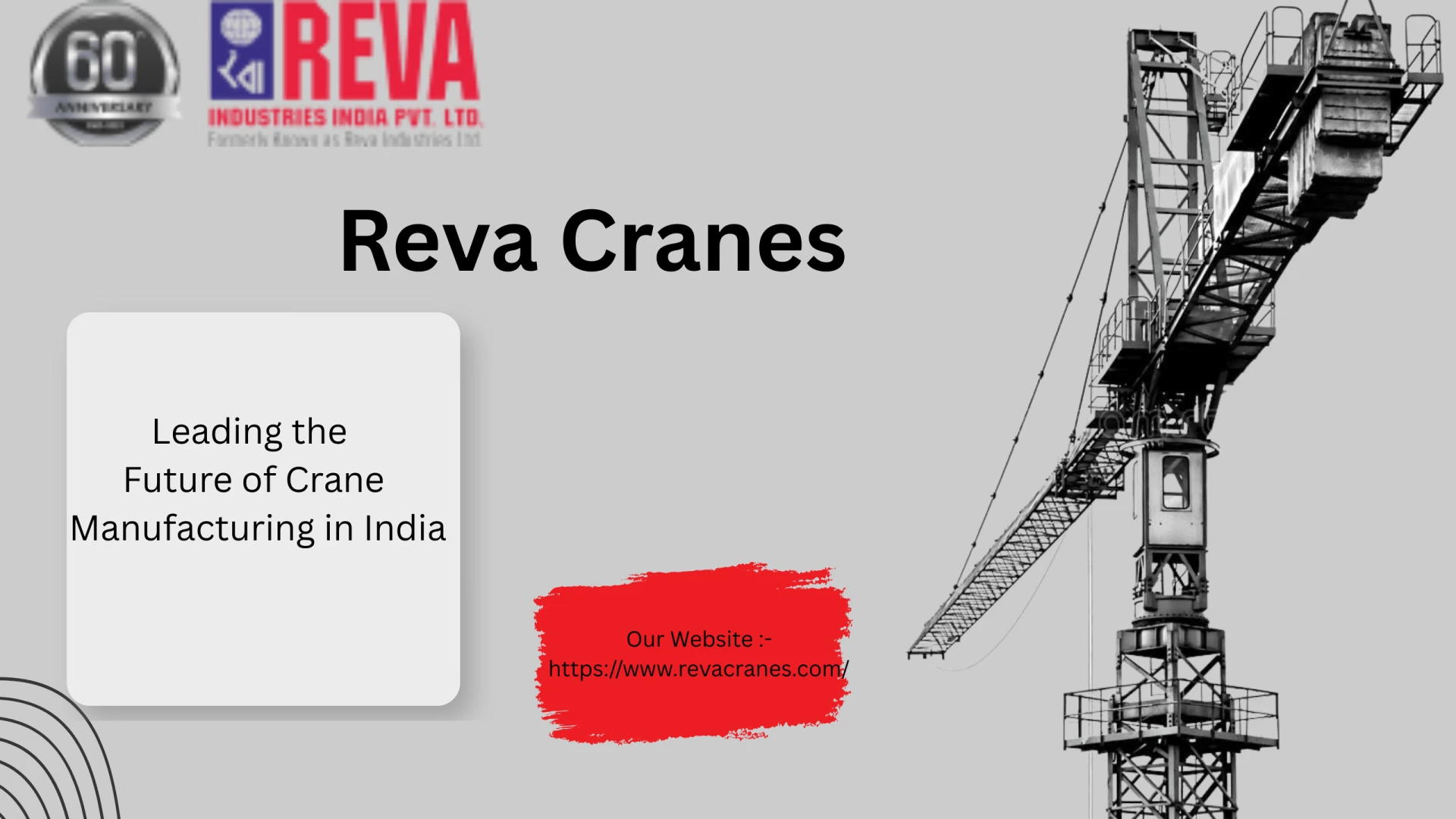 Reva Cranes: Leading the Future of Crane Manufacturing in India