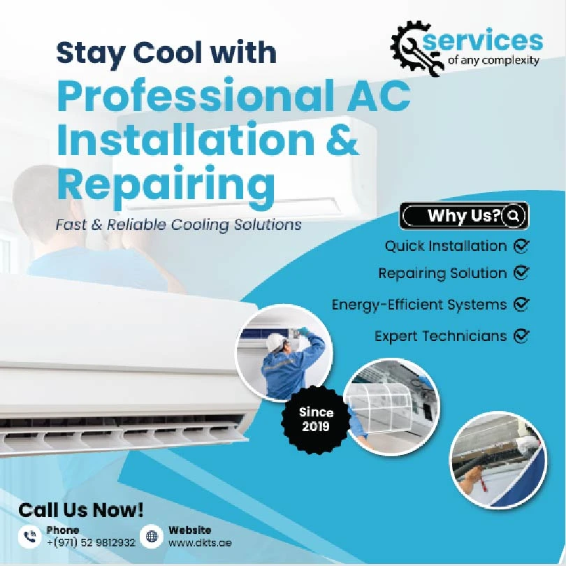 Best AC Installation and Repairing Services in Dubai – by DKTS