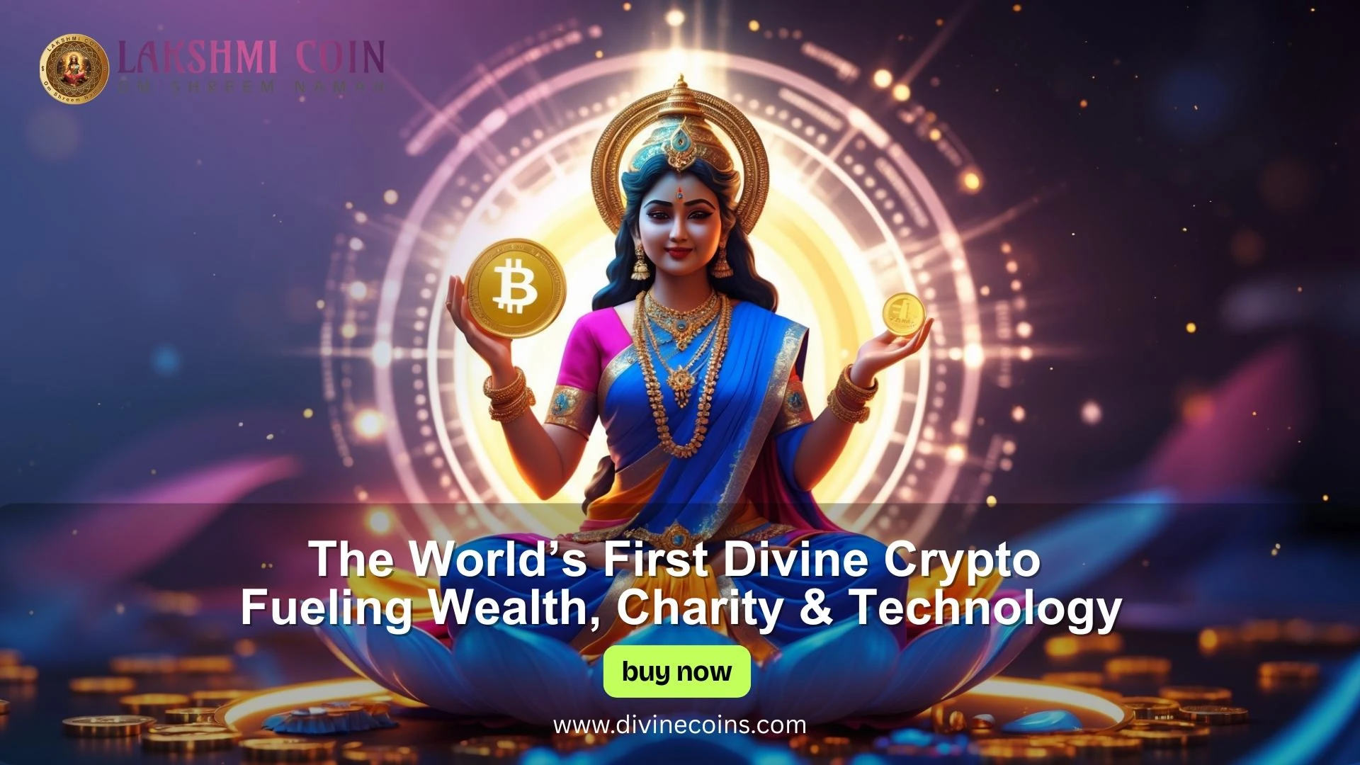 Lakshmi Coin ($LUCK): The World’s First Divine Crypto for Real-World Good