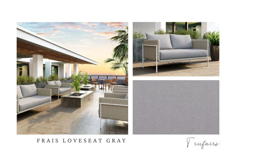 How to Style Your Space Around the Frais Loveseat