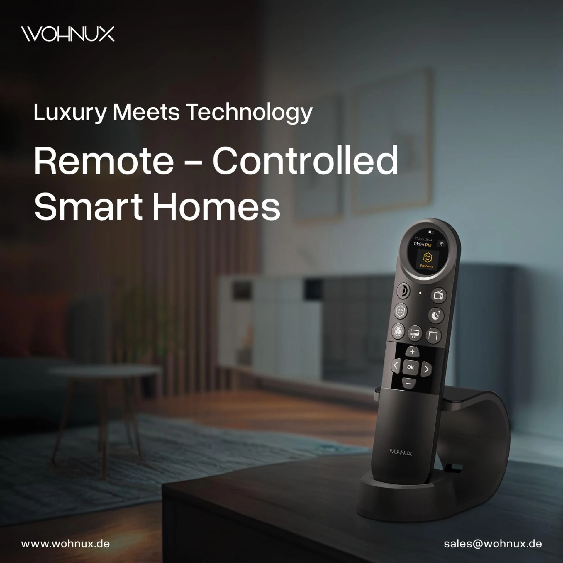 Luxury Meets Technology Remote - Controlled Smart homes - wohnux
