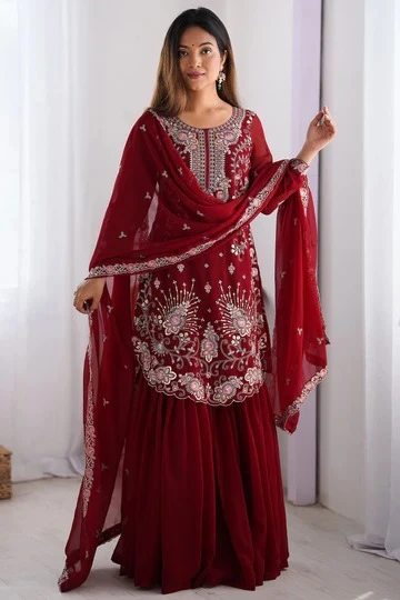 Explore Elegant Anarkali Dresses and Shop Salwar Kameez Online