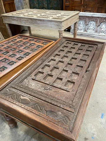 Vintage Coastal Farmhouse & Carved Doors