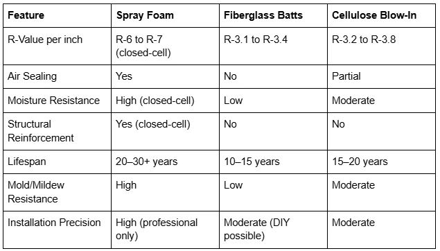 Spray Foam Insulation Services in Tallahassee That Keep Heat Out