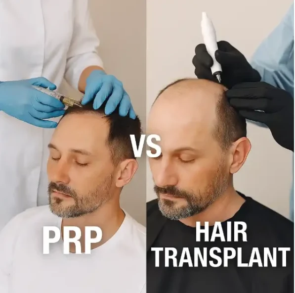 Choosing Between PRP Therapy and Hair Transplant: Which Path to Hair Regrowth Is Right for You?