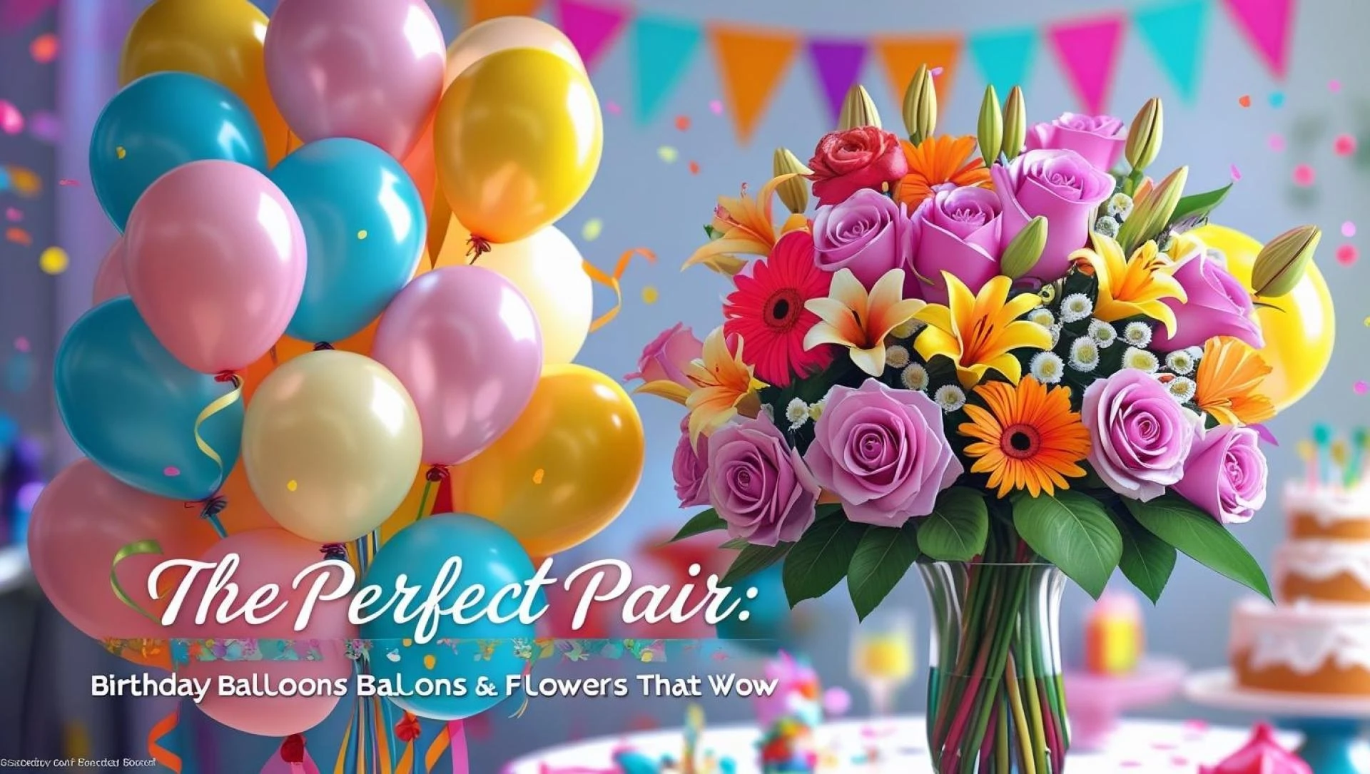The Perfect Pair: Birthday Balloons and Flowers That Wow