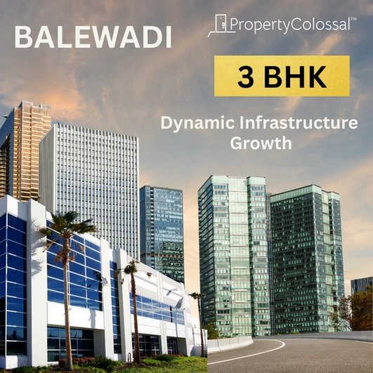 3 BHK Luxurious Flats in Balewadi Pune. . Within the city's Western Metropolitan Corridor