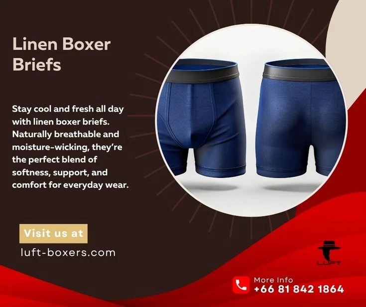 Why Linen Boxer Briefs For Men Are Redefining Comfort in 2025
