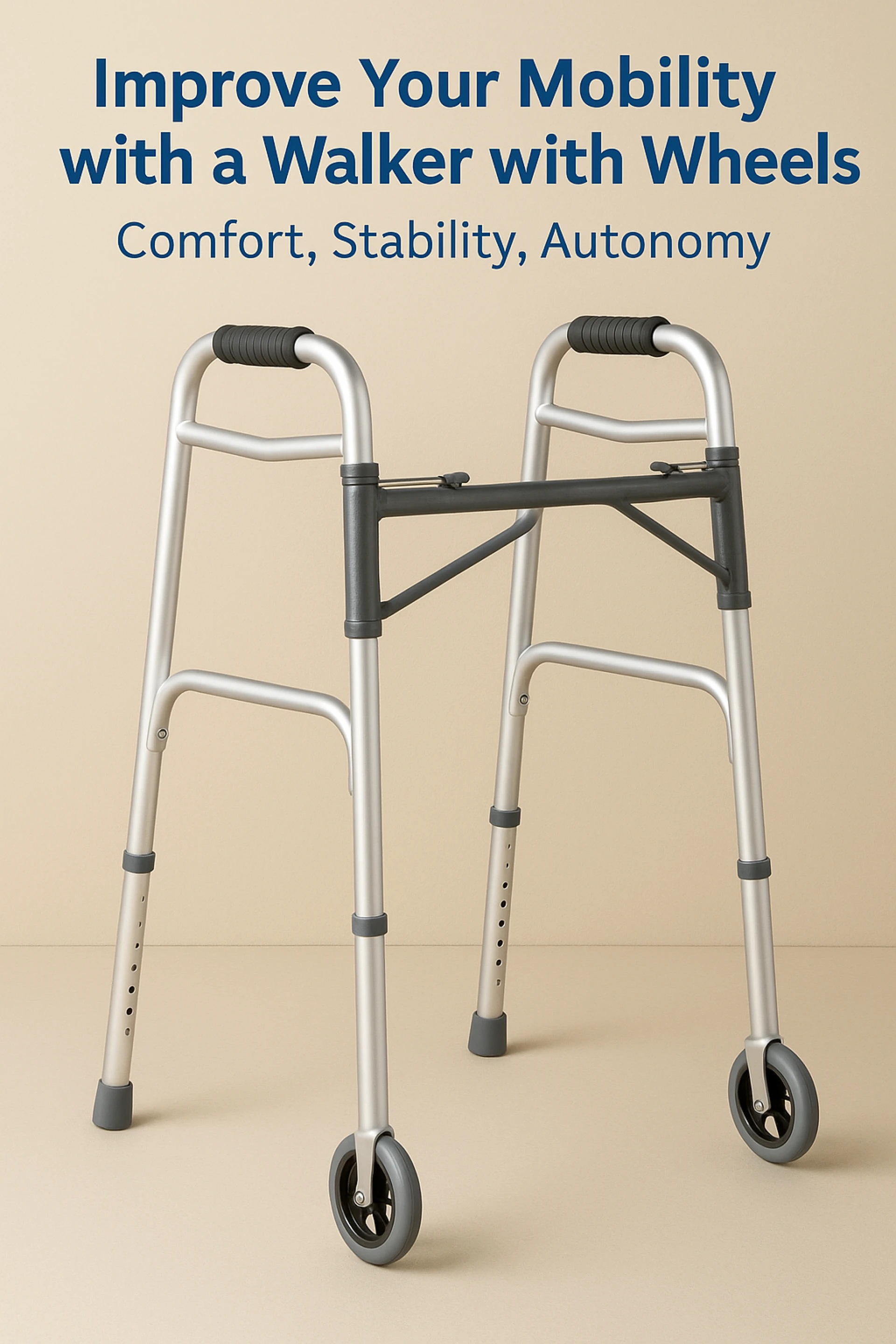 Improve Your Mobility with a Walker with Wheels: Comfort, Stability, and Autonomy