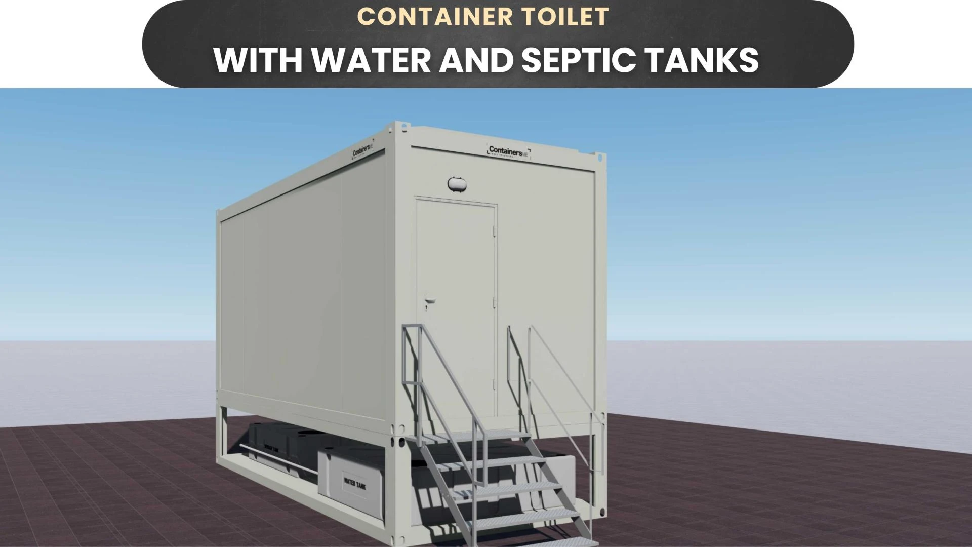 Everything You Need to Know About Mobile Container Toilets with Built-In Water and Septic Tanks