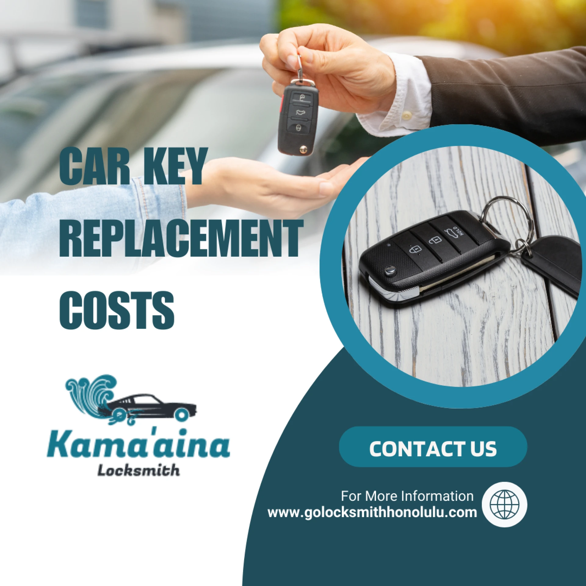Affordable Car Key Replacement Cost in Honolulu – Fast Help from Kamaaina Locksmith