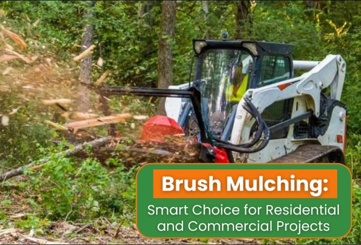 Why Brush Mulching Is the Smart Choice for Residential and Commercial Projects