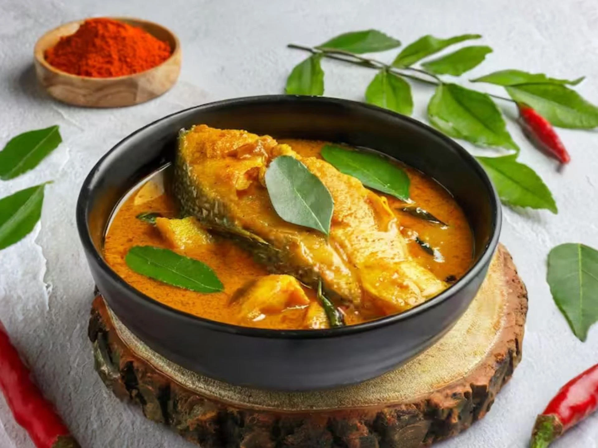 Authentic Nethili Meen Kuzhambu at the Best Indian Restaurant in North Brunswick Township, NJ