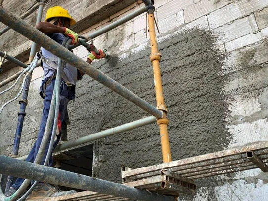 Why Cement-Based and Polymer-Modified Spray Plasters Are the Future of Wall Finishing 