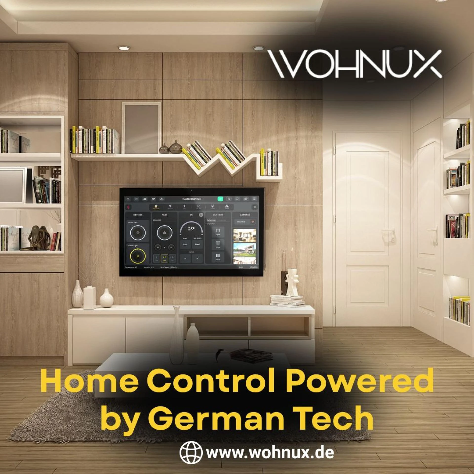 Home Control Powered by German Tech - wohnux