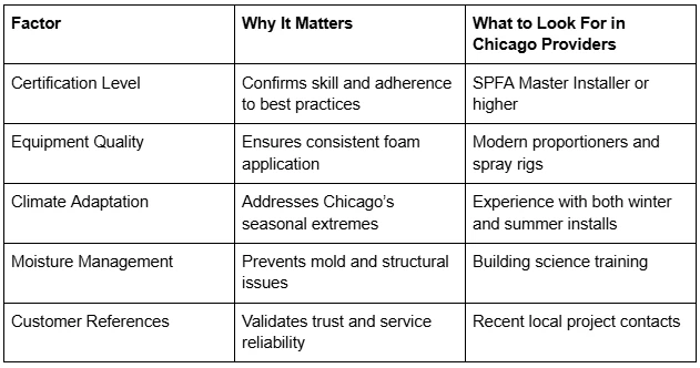 The Homeowner’s Guide to Hiring a Spray Foam Insulation Contractor in Chicago, IL