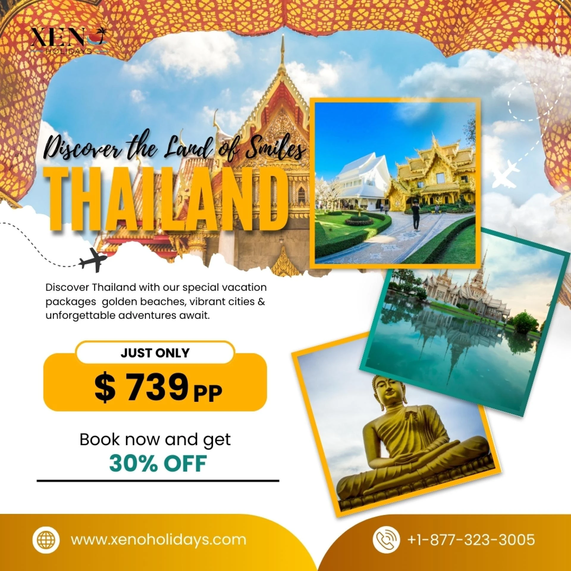 Thailand Holiday Packages with Xeno Holidays—Embark on an Exquisite Journey to Southeast Asia