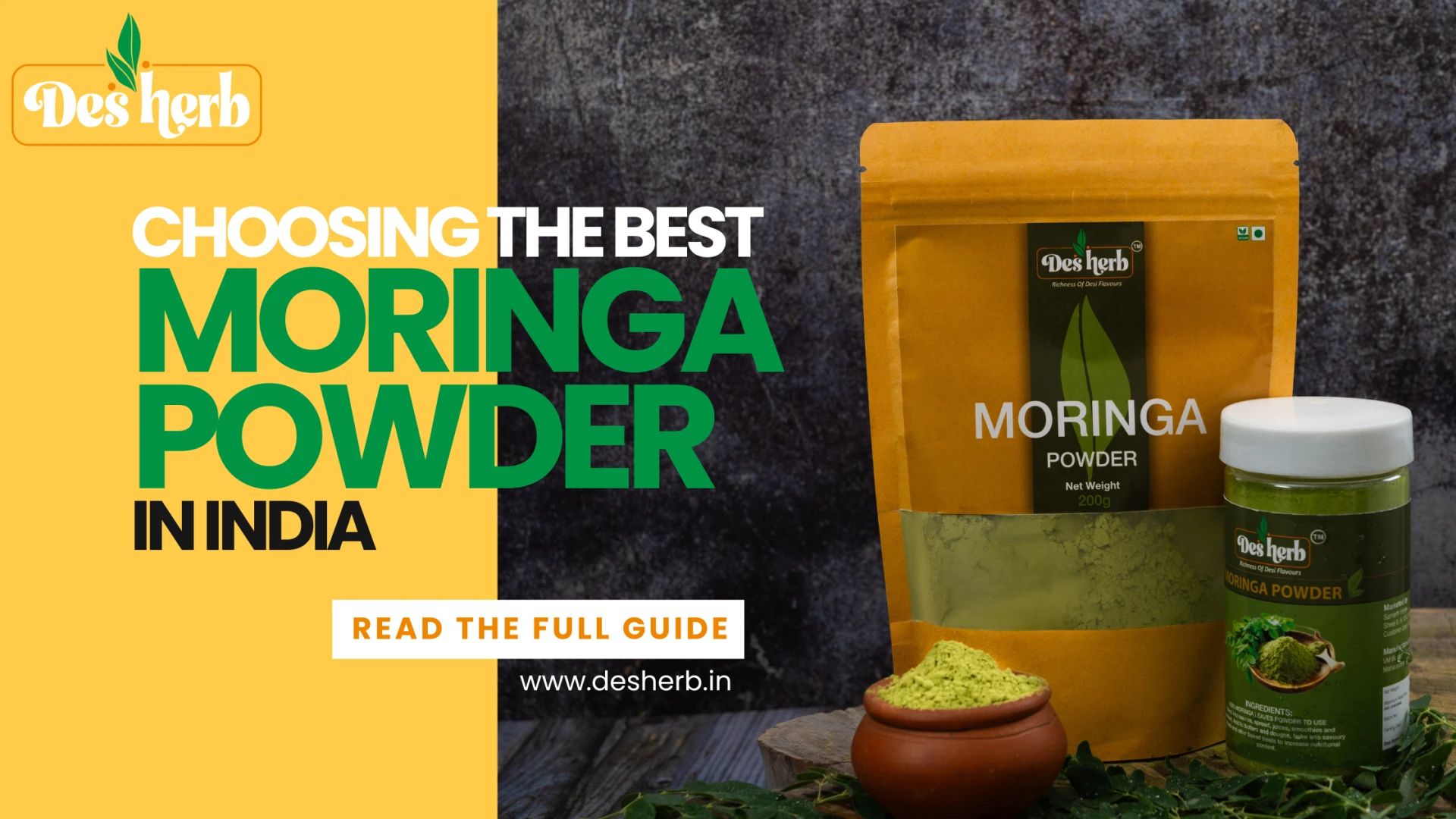  How to Choose the Best Moringa Powder in India .