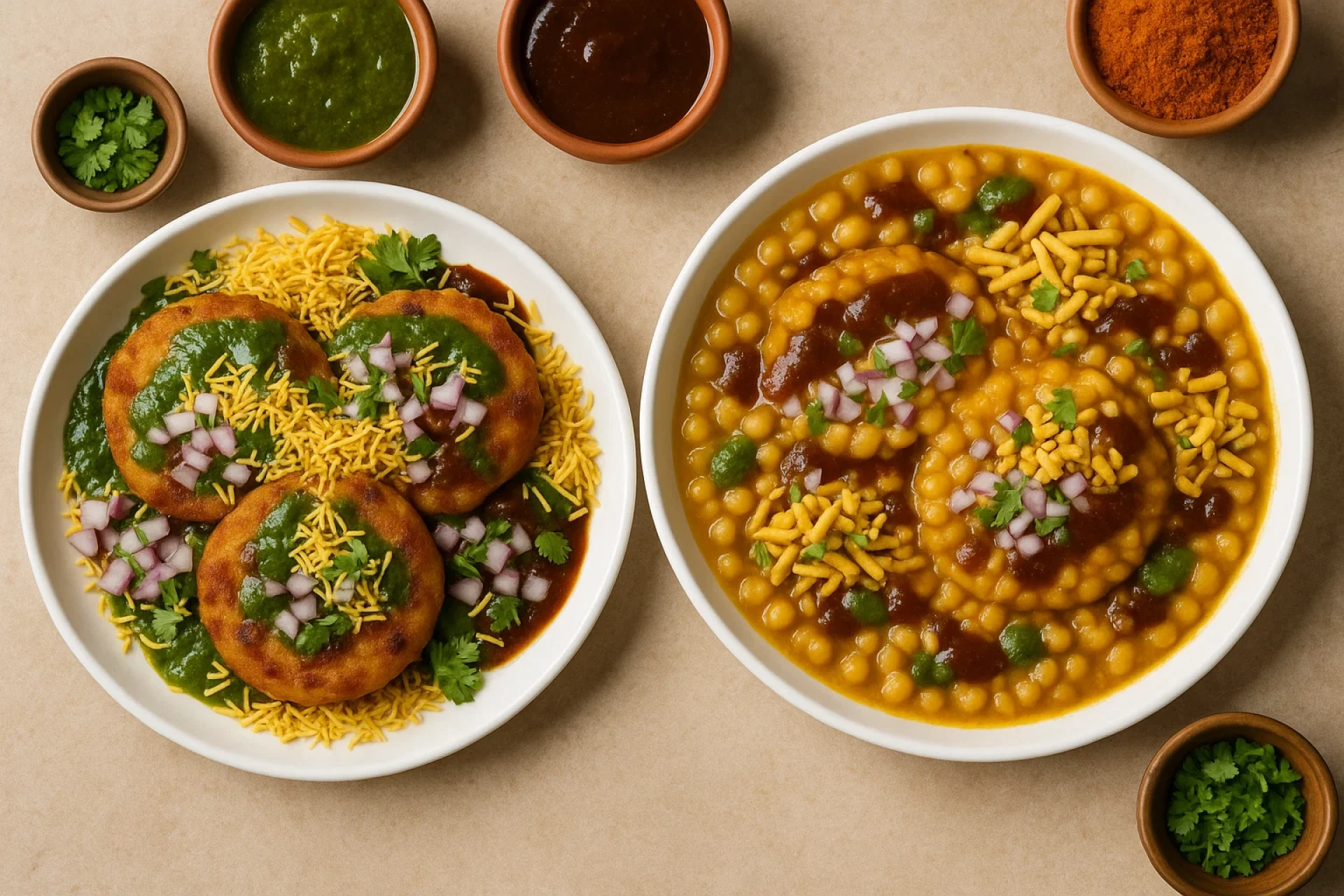 Aloo Tikki Chaat vs. Ragda Pattice: What’s the Difference?