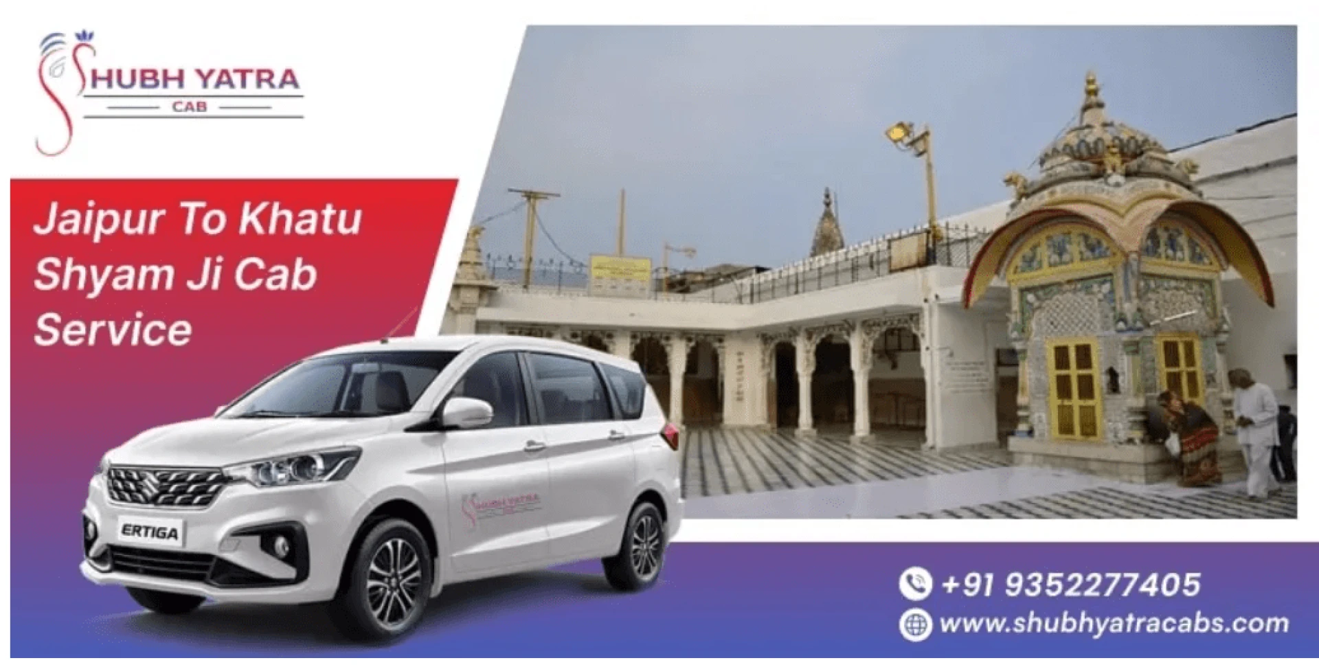 Jaipur to Khatu Shyam Ji Cab Service – Easy and Affordable Rides with Shubh Yatra Cabs