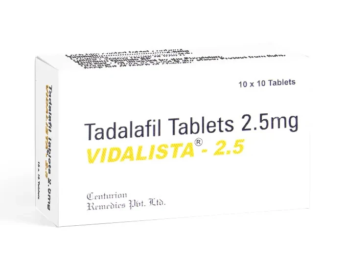 Vidalista 2.5mg | Uses, Dosage & Benefits Online