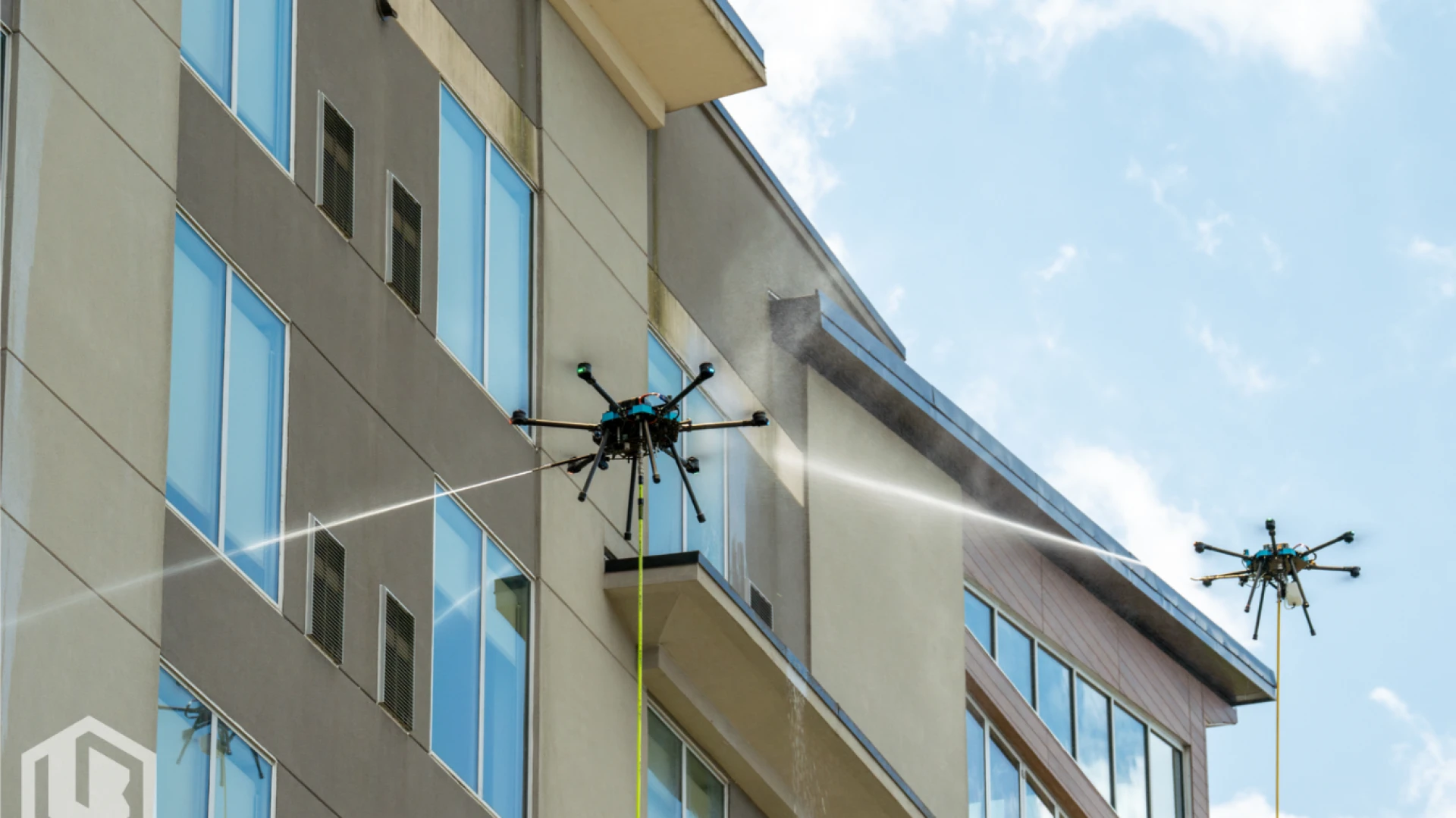 Revolutionizing Commercial Cleaning with Drone Technology