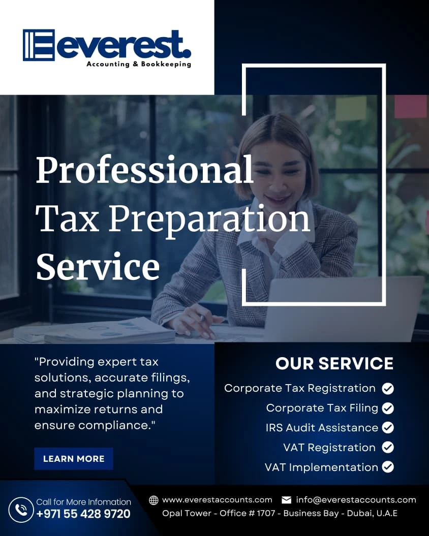 Everest Accounting: Your Trusted Corporate Tax Consultants and Bookkeeping Experts in Dubai