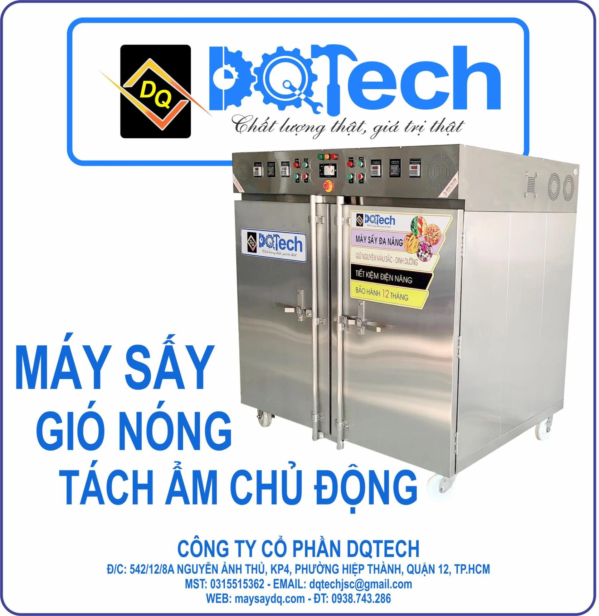 Công nghệ tách ẩm trên máy sấy DQTech và lợi ích bất ngờ