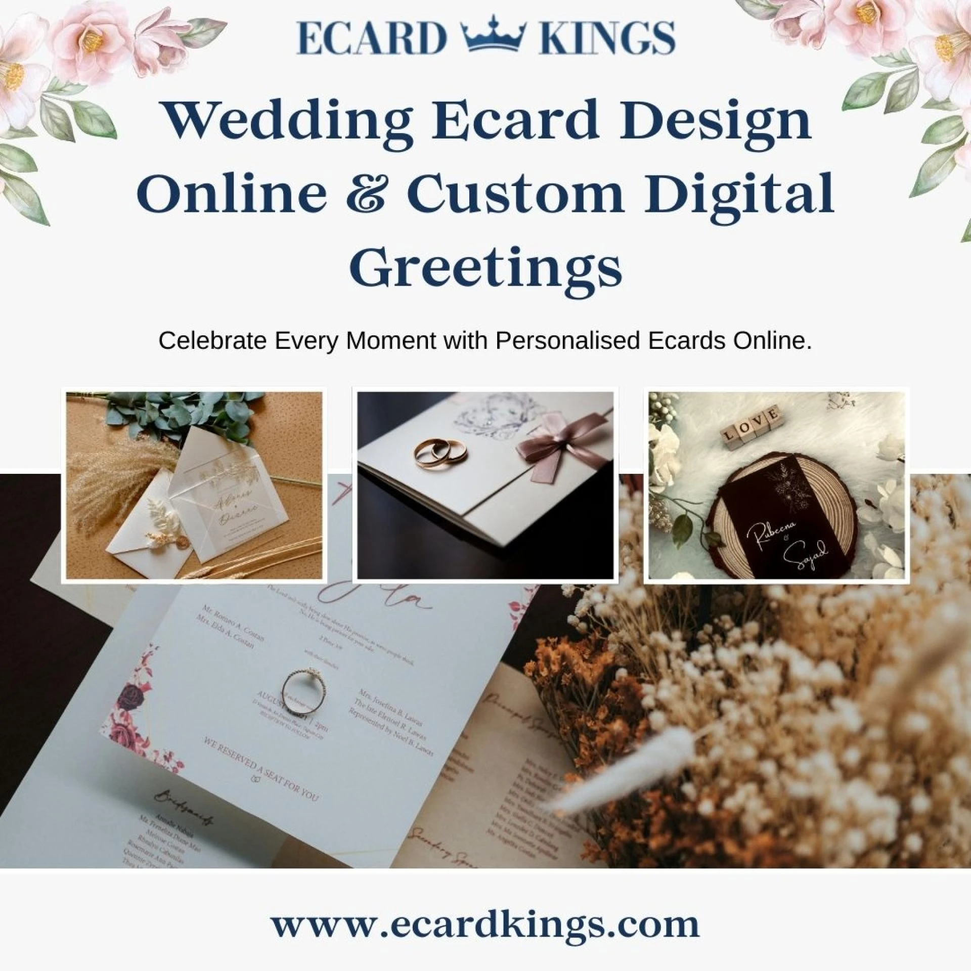 Wedding Ecard Design Online & Custom Digital Greetings