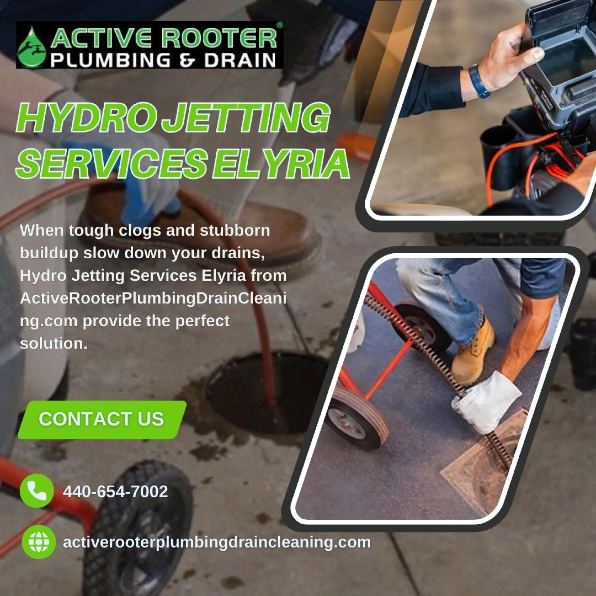 Reliable Drain Solutions with Hydro Jetting Services Elyria