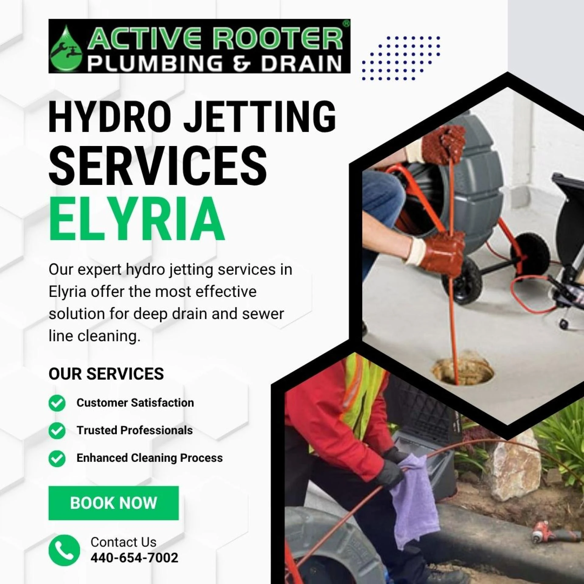 Reliable Drain Solutions with Hydro Jetting Services Elyria