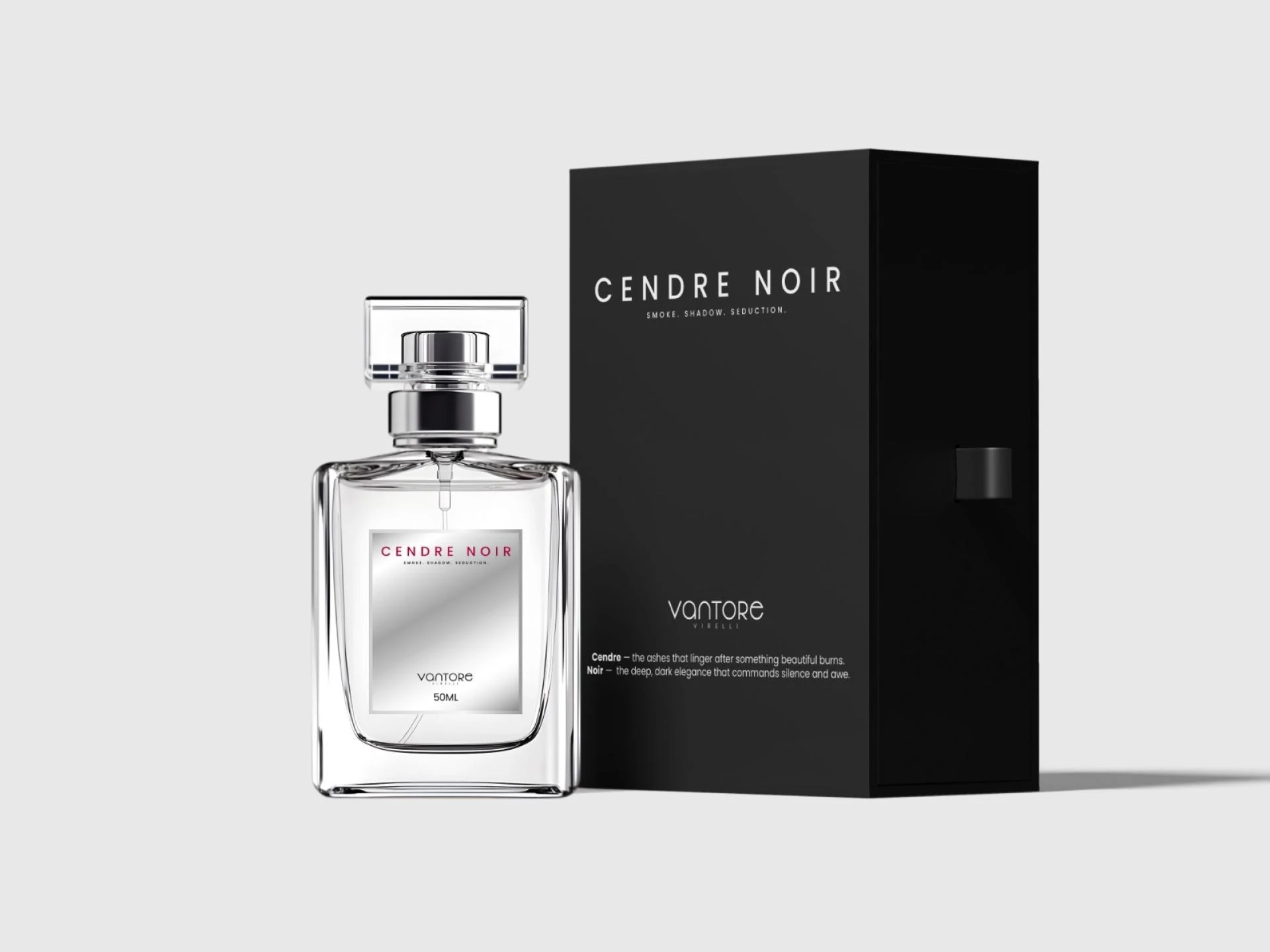 Cendre Noir – A Bold Men’s Perfume by Vantore Virelli