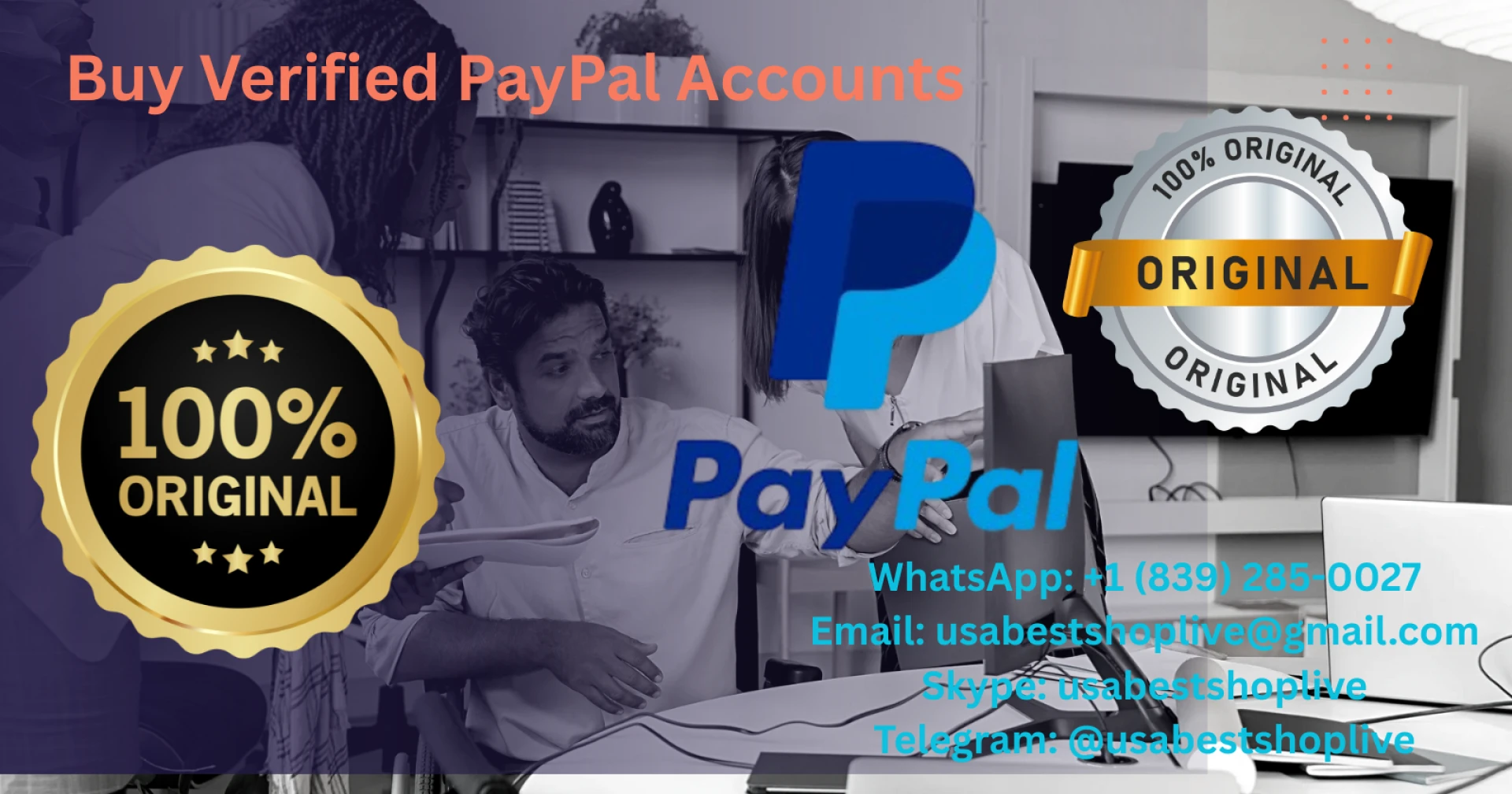 Buy Aged (OLD) Verified PayPal Accounts Best Pva Accounts