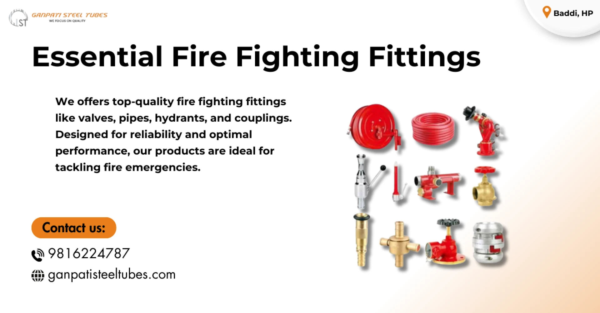 Reliable Fire Fighting Fittings in Himachal for Safety