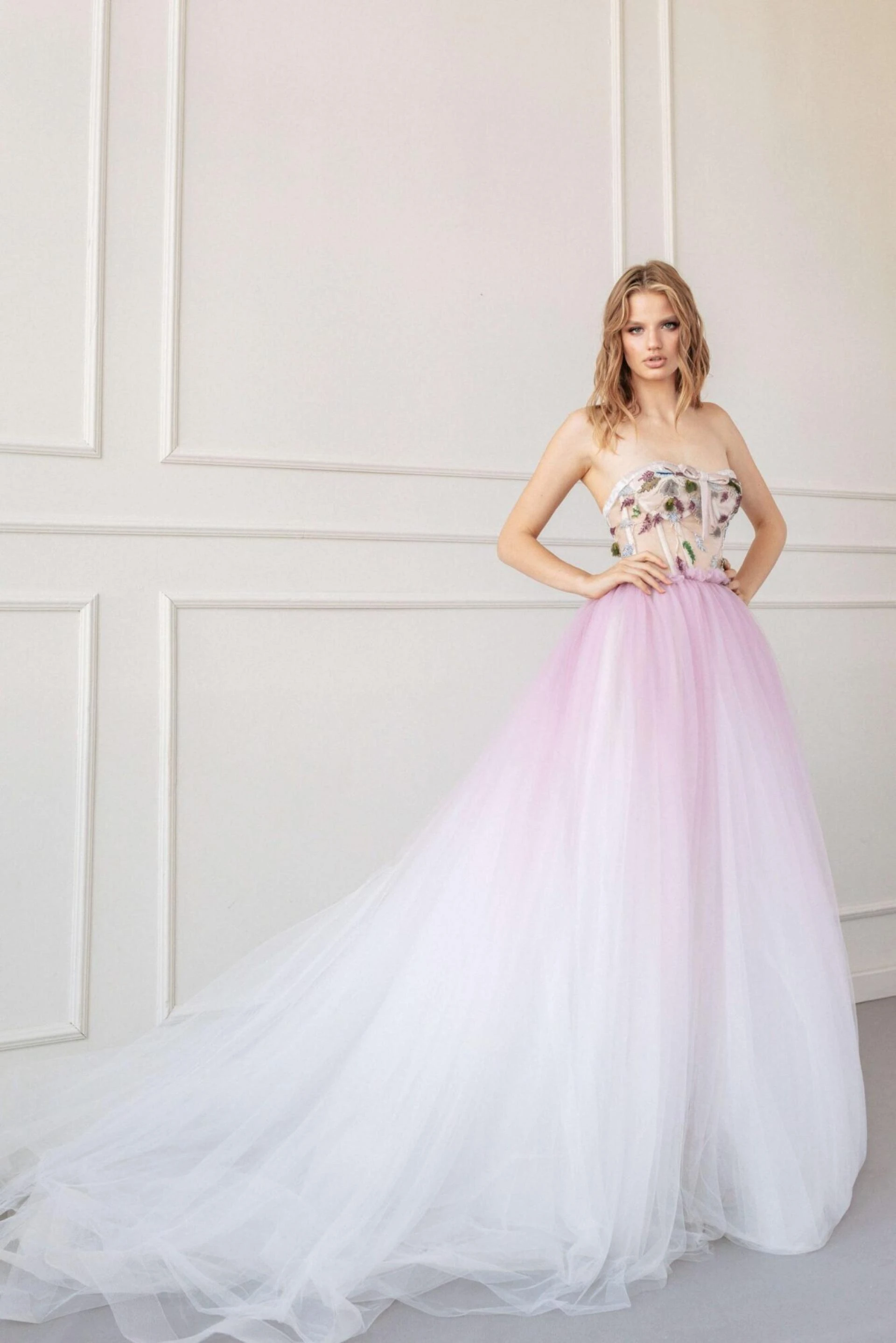 10 Most Romantic Bridal Gowns with Floral Lace Touches