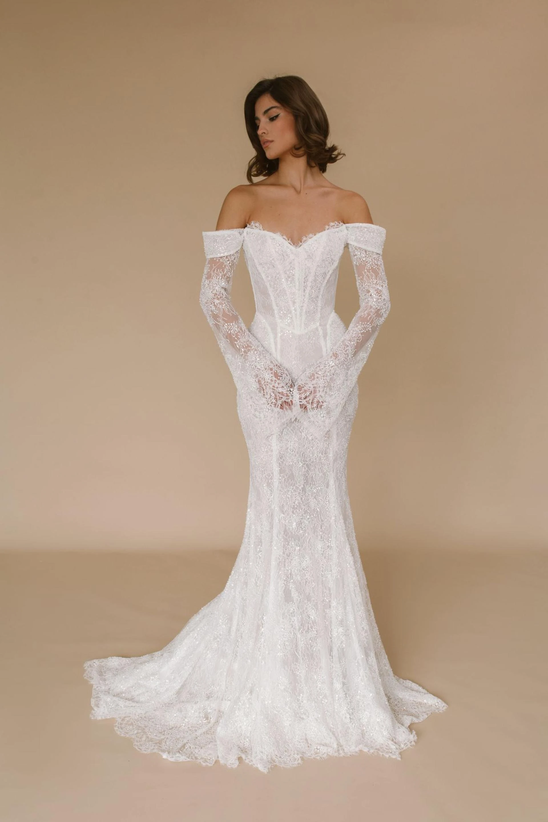 10 Most Romantic Bridal Gowns with Floral Lace Touches
